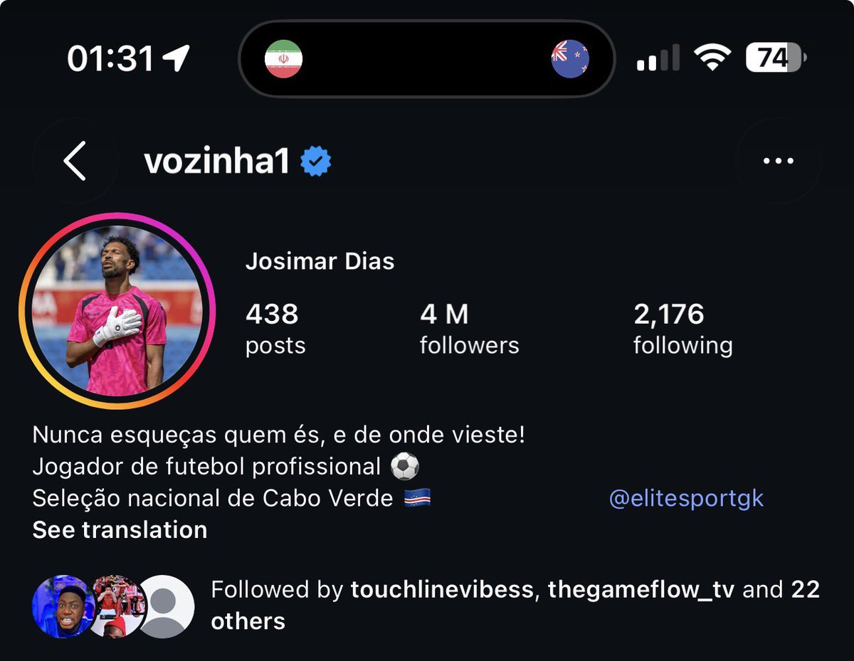 PeakSxnti's tweet photo. Vozinha went from 50K before playing Spain to over 4M followers in just few hours after playing them. Football is the only sport in the world that can pull this off. https://t.co/8zUxAVYWz0