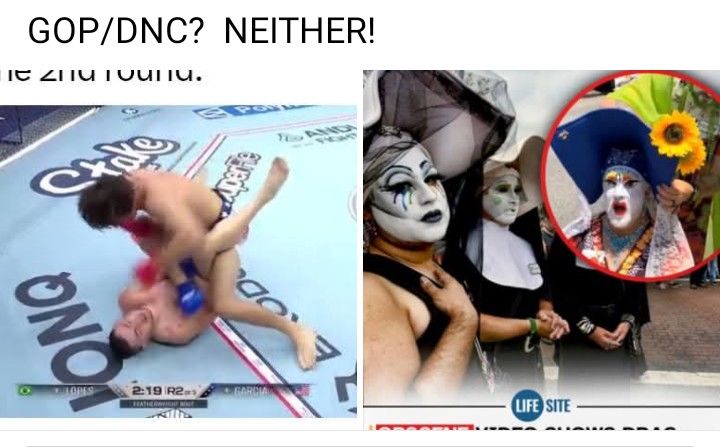 JudithHansel1's tweet photo. @NEWSMAX Satan rules GOP/DNC https://t.co/rG3JmlEyEZ