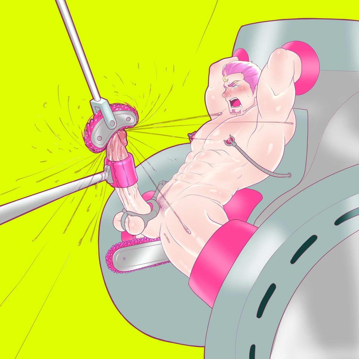 CorrosiveBanana's tweet photo. The intense rubbing of the sensitive parts would make any man squirm and piss💦

21 pages of milking, post-orgasm torture, and sounding up on P-site✨ https://t.co/BXuo9IO02L