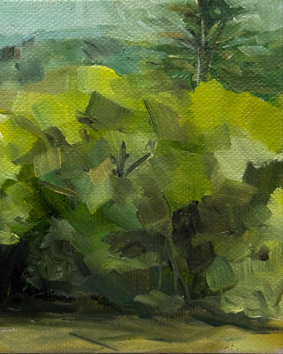 jennparisi's tweet photo. Plein Air from the patio ☀️ 

#california #sierranevadamountains #pleinair #pleinairpainting #oilpainting https://t.co/idX9nEYKQe
