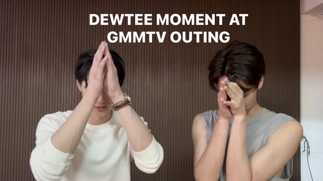 teevithe's tweet photo. #GMMTVOuting2026

                     🕯      🕯
           🕯                        🕯
                     DEWTEE
       🕯       MOMENT      🕯
         AT GMMTV OUTING
            🕯                       🕯
                     🕯      🕯 https://t.co/VOygnzumDP