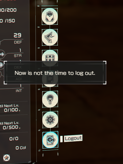 Reinaeia's tweet photo. playing the echoes of aincrad demo and in true SAO fashion, it wouldn't let me log out

i had to alt+F4 that bitch 😭 https://t.co/u17QQkix9u