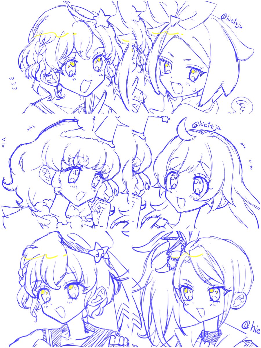 c27d3z's tweet photo. じゃあ直近で描いた女の子たちも見ていただいていいですか…？ https://t.co/rFGZTtdteu