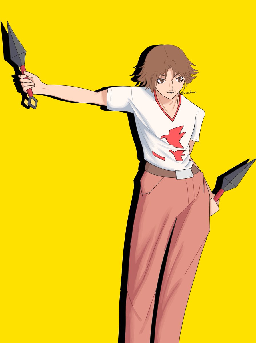 z00ed2's tweet photo. Yosuke 
#persona4 https://t.co/kO127Dtdju
