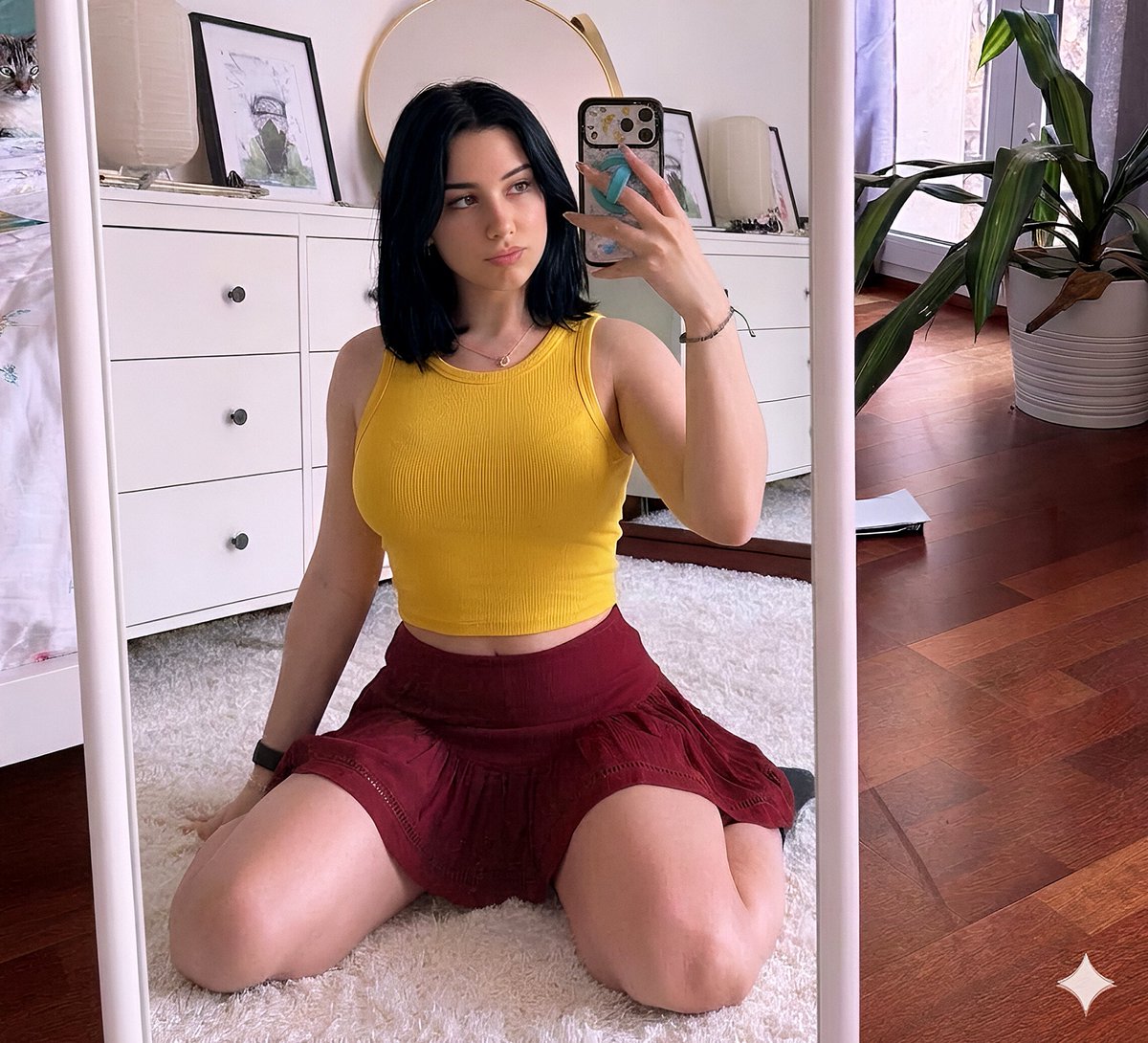 Jodie_Noraa's tweet photo. Surrounded by Plants, Pets, and Peaceful Energy 🌿🐱

Images Made With AI "Gemini Nano Banana Flash Lite 3.5

| Emilia Clarke | Dua Lipa | Georgina Rodríguez | Sadie Sink | 

PROMPT 👇 https://t.co/J4aK42b83l