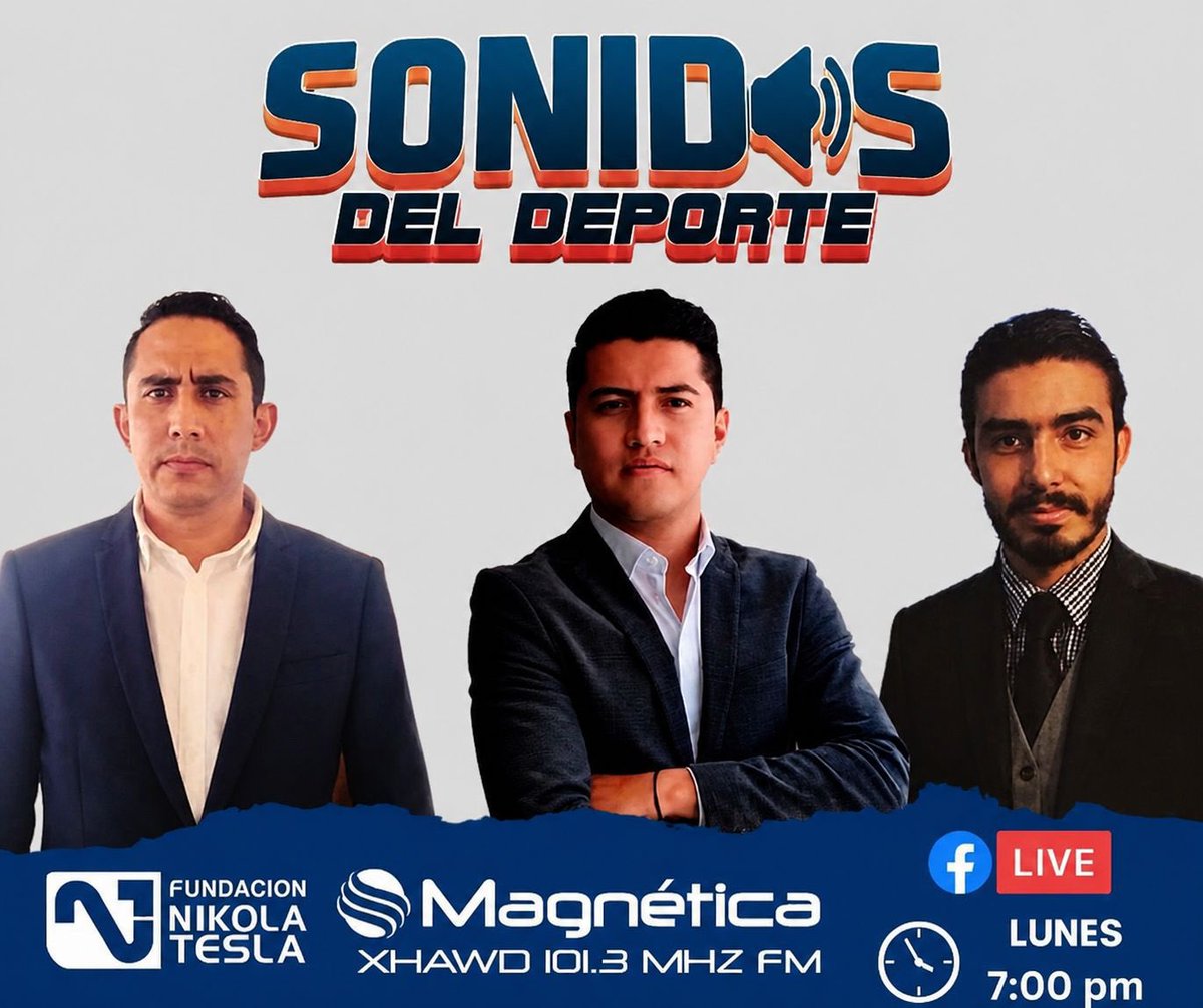 Rod_Martinez_'s tweet photo. Los esperamos en minutos en Sonidos del Deporte a través del 101.3 FM de @magneticafm https://t.co/DHieJXkKWi