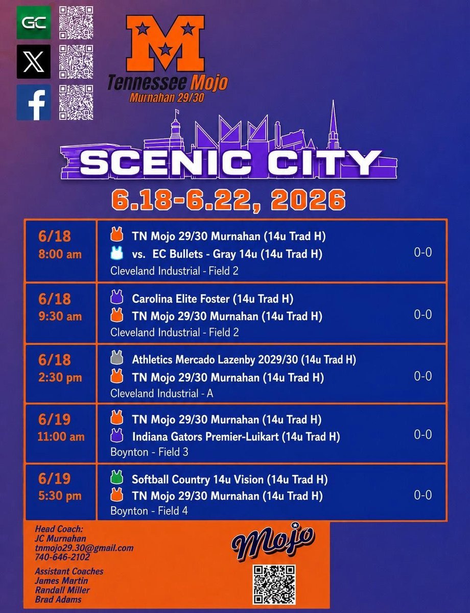KendallAdams29's tweet photo. Mojo is traveling to Chattanooga this weekend!! Can’t wait to get back on the field with my girls and play some amazing ball! Let’s go Mojo 🧡💙🥎 @TN_MojoMurnahan https://t.co/Z8iga1D75i