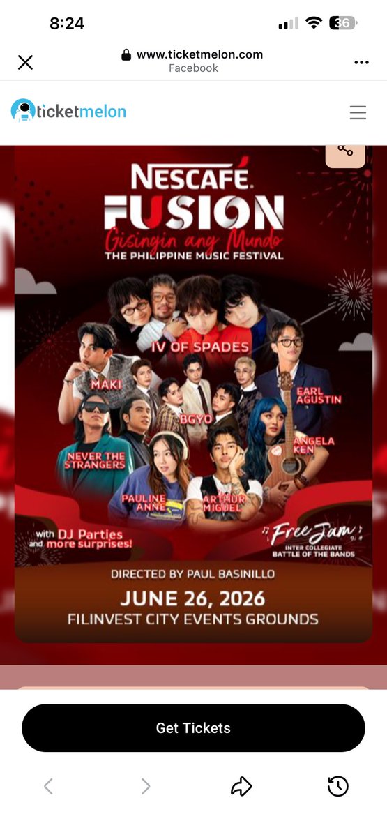 HopeQuenBGYO's tweet photo. Have you grabbed your tickets to the Nescafe Fusion Philippine Music Festival yet? They have a group promo right now. You can invite your friends and family.
https://t.co/Ppvb8YqWJy
#BGYO #Maki #IVofSpades https://t.co/vtl0FybHOC