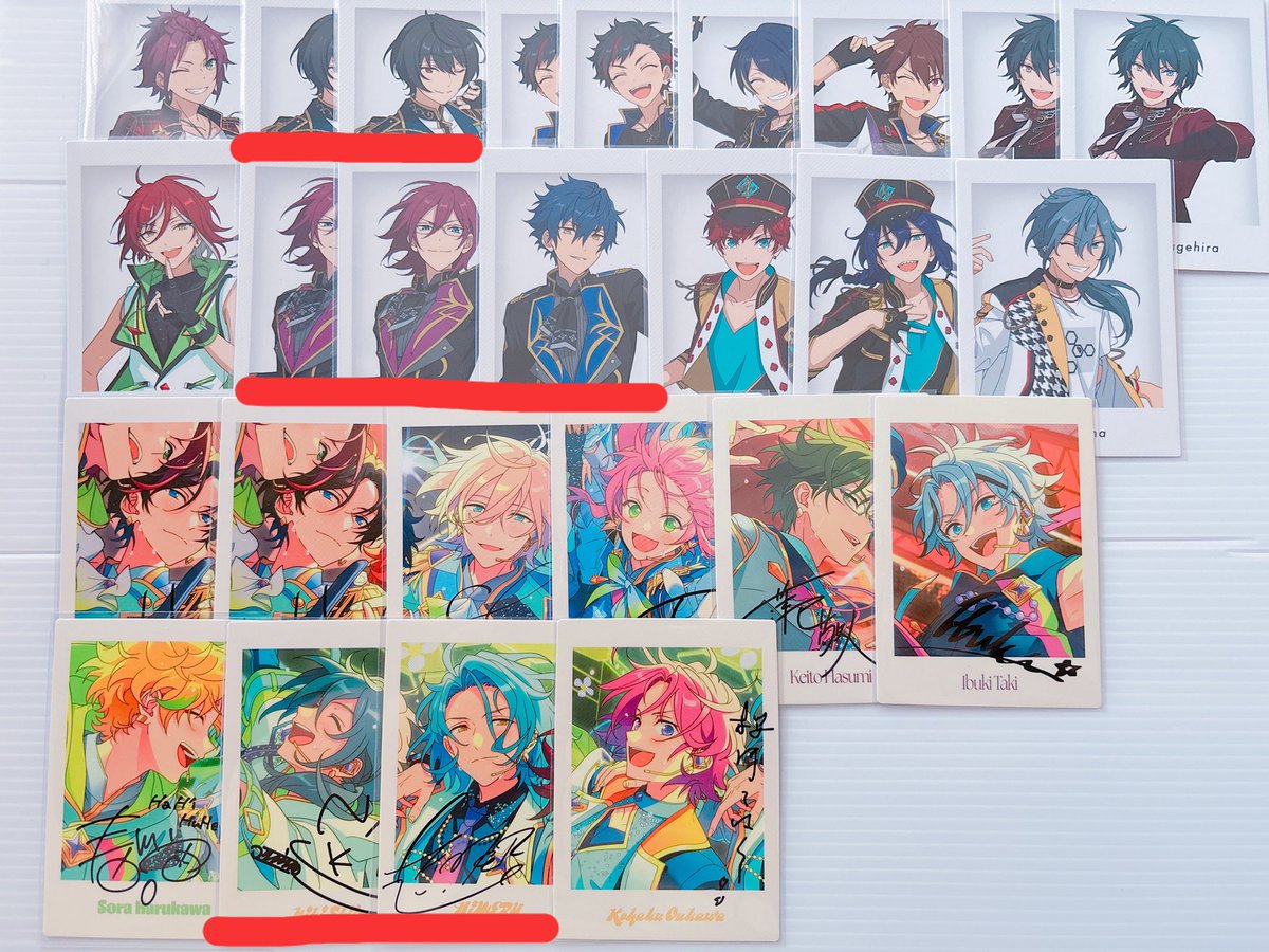 sntysh's tweet photo. ▶︎交換　あんスタ　展示会　10周年　ぱしゃっつ　特典

譲▷画像

求▷2枚目(友人分含、ユメは1のみ)

🐰含む取引優先(🟥は🐰含むのみ)
20.27日池袋手渡し可能
検索からもお声かけよろしくお願いいたします◎ https://t.co/I7x35ivX9z