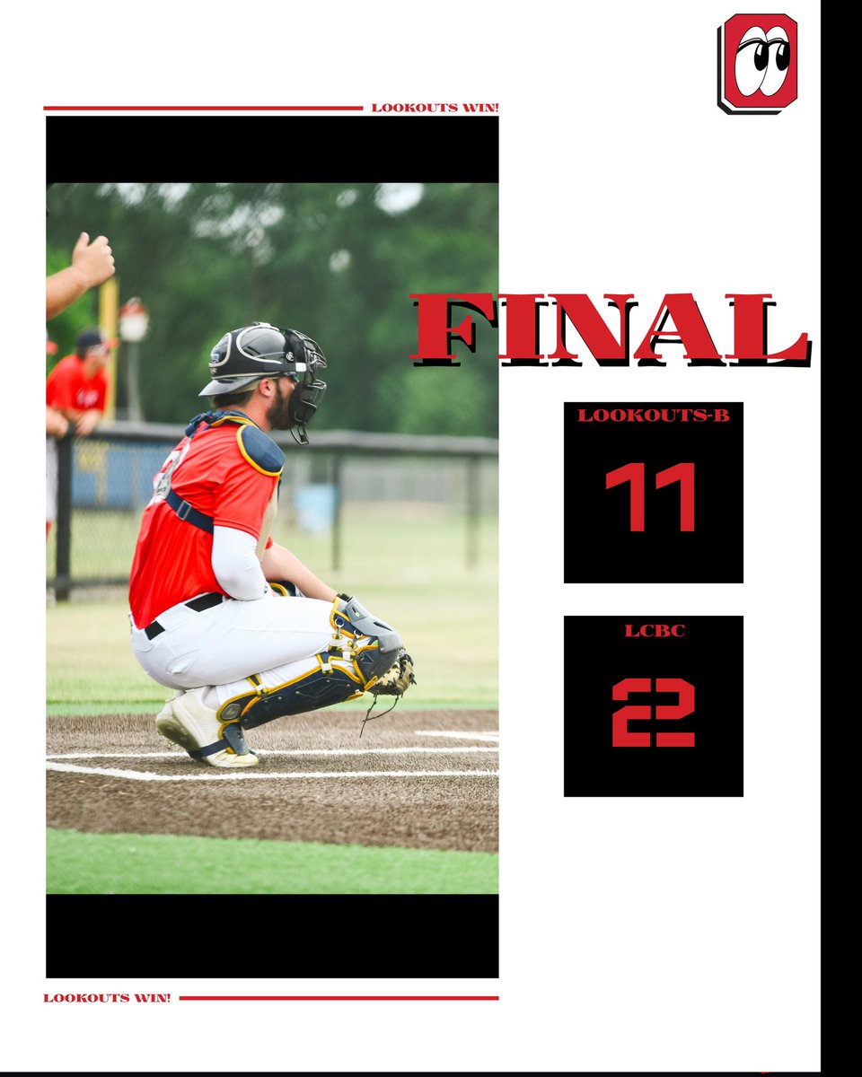 OklahomaLookou1's tweet photo. Lookouts-Black starts week 3 with a win! 

@CarsonColeman44 sets the tone on the mound with 6 IP, 2 ER, &amp; 2Ks @cayson_harris with 2 Ks in his lone IP

@clayton_2215 goes 2-3 with 2 R &amp; RBI @CoopZeiders_05 adds a H &amp; 2 RBI @CharlieTrachte w 2 RBI @imlane24 adds a H!👀 https://t.co/qw98W8FK0X