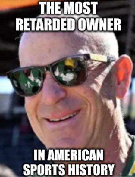 AlexJSpendlove's tweet photo. @Athletics People FUCKING hate you, John Fisher. You’re retarded https://t.co/iqniOTTPd5