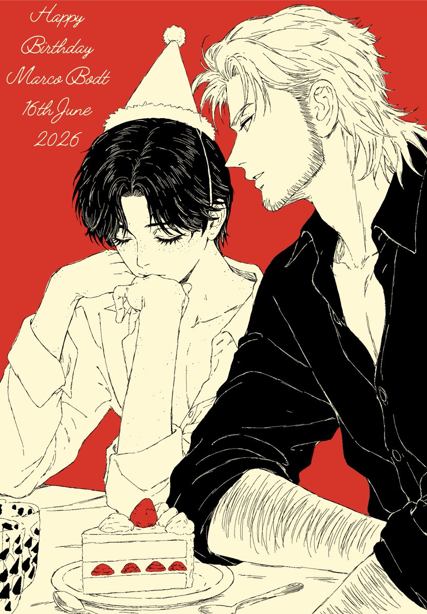 dejioon's tweet photo. happy birthday Marco Bodt🍰

#マルコ・ボット生誕祭
#マルコ・ボット生誕祭2026 https://t.co/Z7viXFsgCj