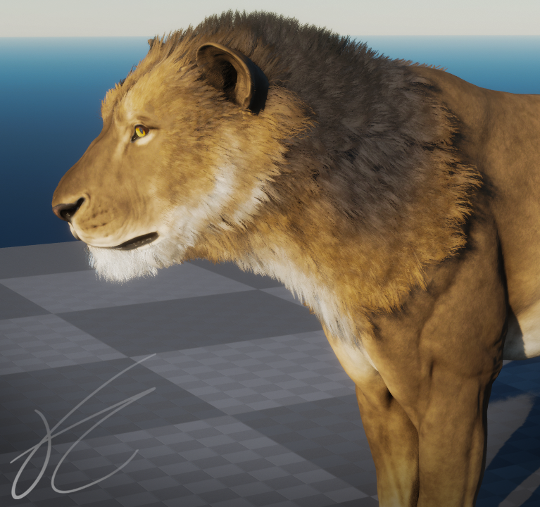 Faye_C_Art's tweet photo. Panthera is another creature I'm working on. Still work in progress but I'm incredibly happy with it so far. 

This is a remodel and you can see the old Panthera from a year ago in the first pic. I've improved a lot in a year apparently!

#arkmodding #ARKSurvivalAscended #playARK https://t.co/u02g1RDgk0