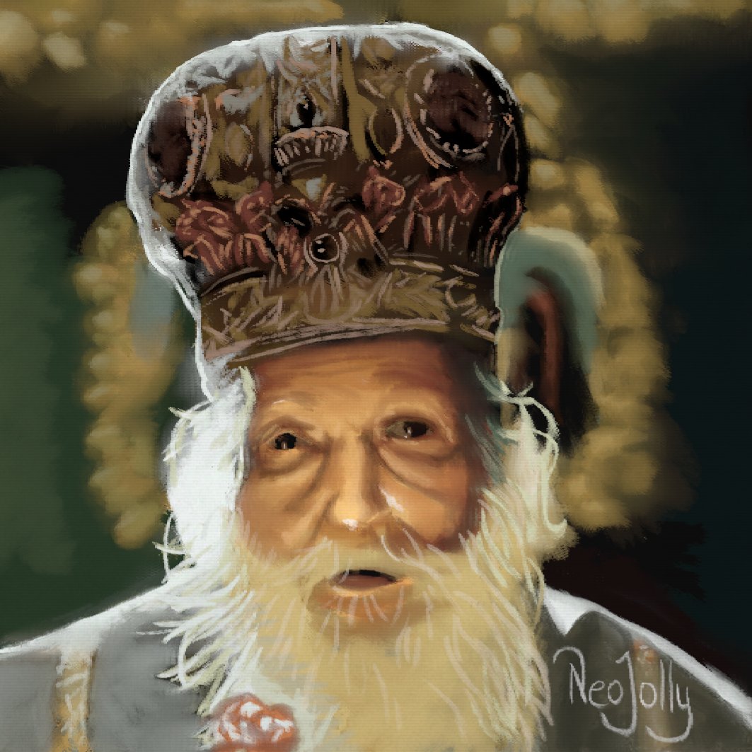 neojolly_vr's tweet photo. This weeks art prompt "Patriarch". I painted Patriarch Pav, inspirational photo by Koca Sulejmanovic  🐰 #VRChat #Painting #lifedrawingvr https://t.co/hTSvAaQzS0