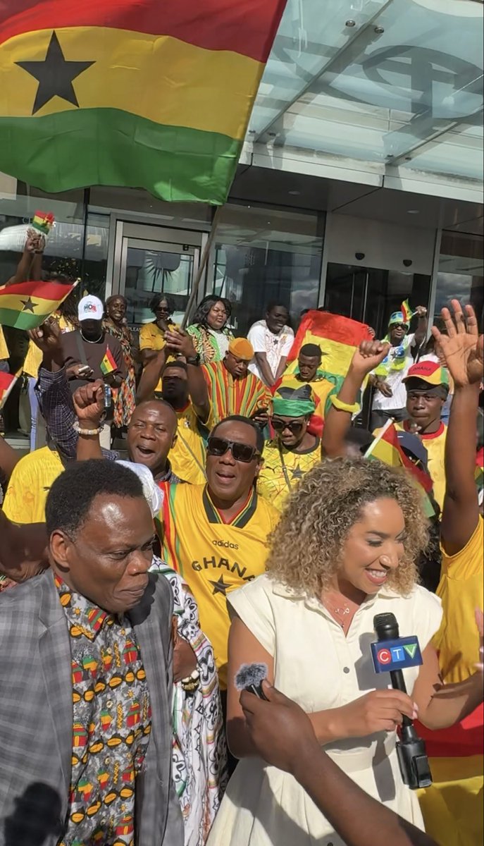 The_Jess_Smith's tweet photo. What an incredible experience! The energy, the excitement and the passion is real! The Ghana vs Panama game on Wednesday in Toronto is going to be epic! @CP24 @CTVToronto @FIFAWorldCup https://t.co/FqicNntDT5