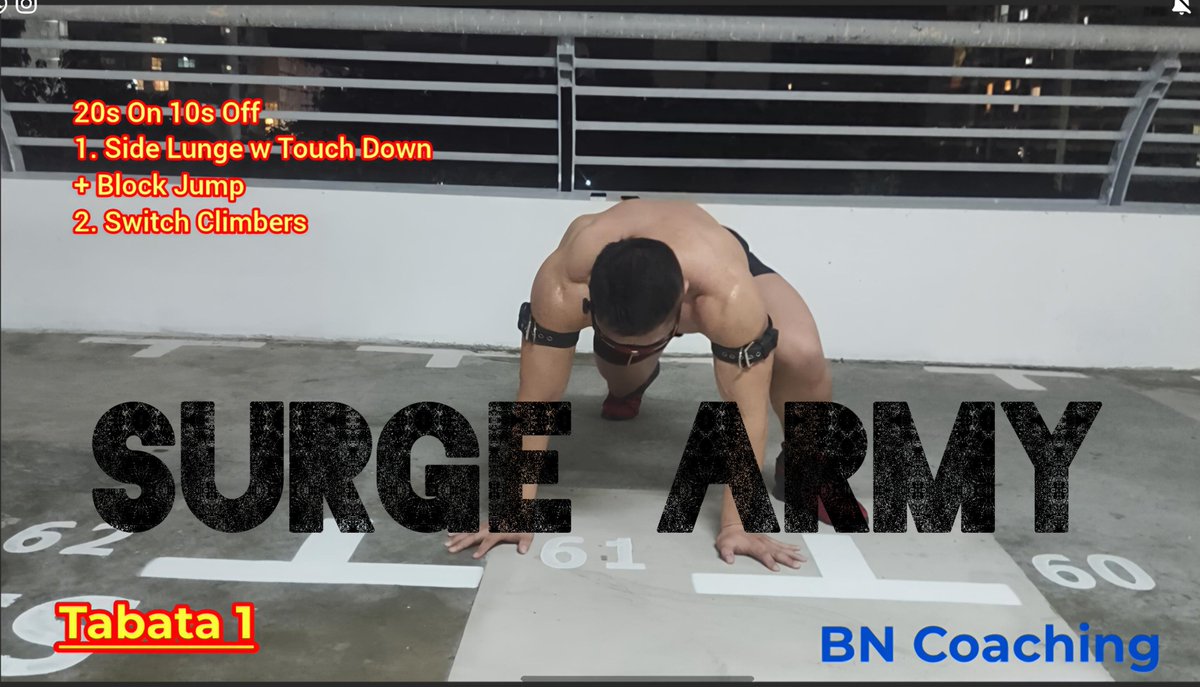 BDragonfit's tweet photo. New release " SURGE ARMY" is the 30 Minutes HIIT Cardio Program army style workout, featuring multiple climbers, push ups, some tactical and reaction moves like speed drills, footworks, jumps.

https://t.co/GjleGohw55

Currently is Advanced Level. Welcome feedbacks! https://t.co/zK1PXfn7do