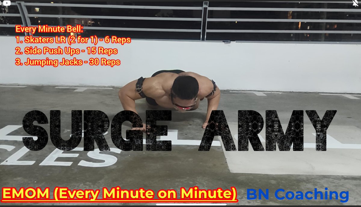 BDragonfit's tweet photo. New release " SURGE ARMY" is the 30 Minutes HIIT Cardio Program army style workout, featuring multiple climbers, push ups, some tactical and reaction moves like speed drills, footworks, jumps.

https://t.co/GjleGohw55

Currently is Advanced Level. Welcome feedbacks! https://t.co/zK1PXfn7do