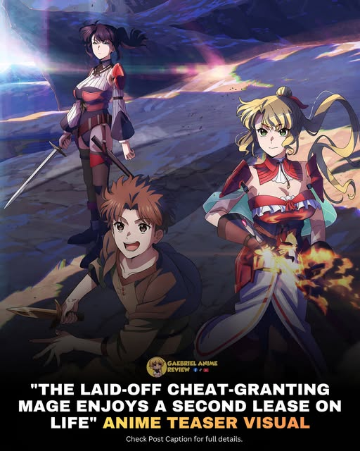 Gaebriel_twt's tweet photo. LOOK: The Laid-Off Cheat-Granting Mage Enjoys a Second Lease on Life Anime Teaser Visual. Set to air in October 2026.

#thelaidoffcheatgrantingmageenjoysasecondleaseonlife #anime https://t.co/1NAnrPQoZd