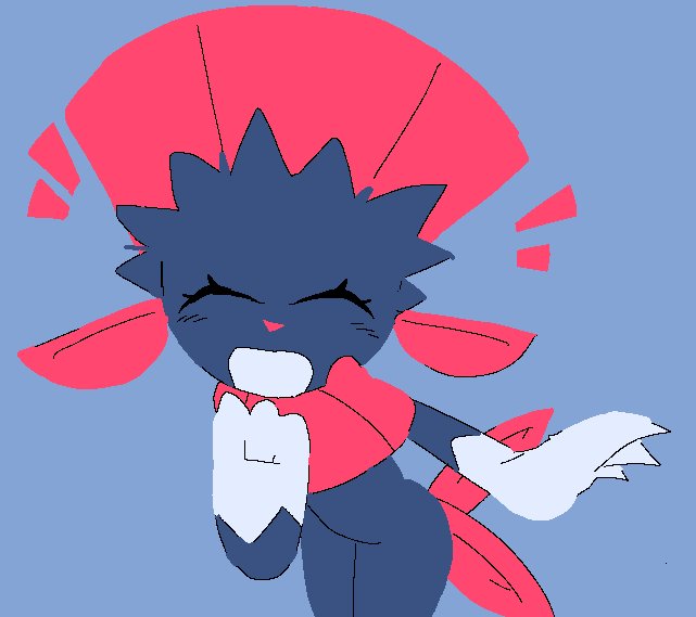 huedartnate's tweet photo. i love you weavile!!! https://t.co/issTiE093C