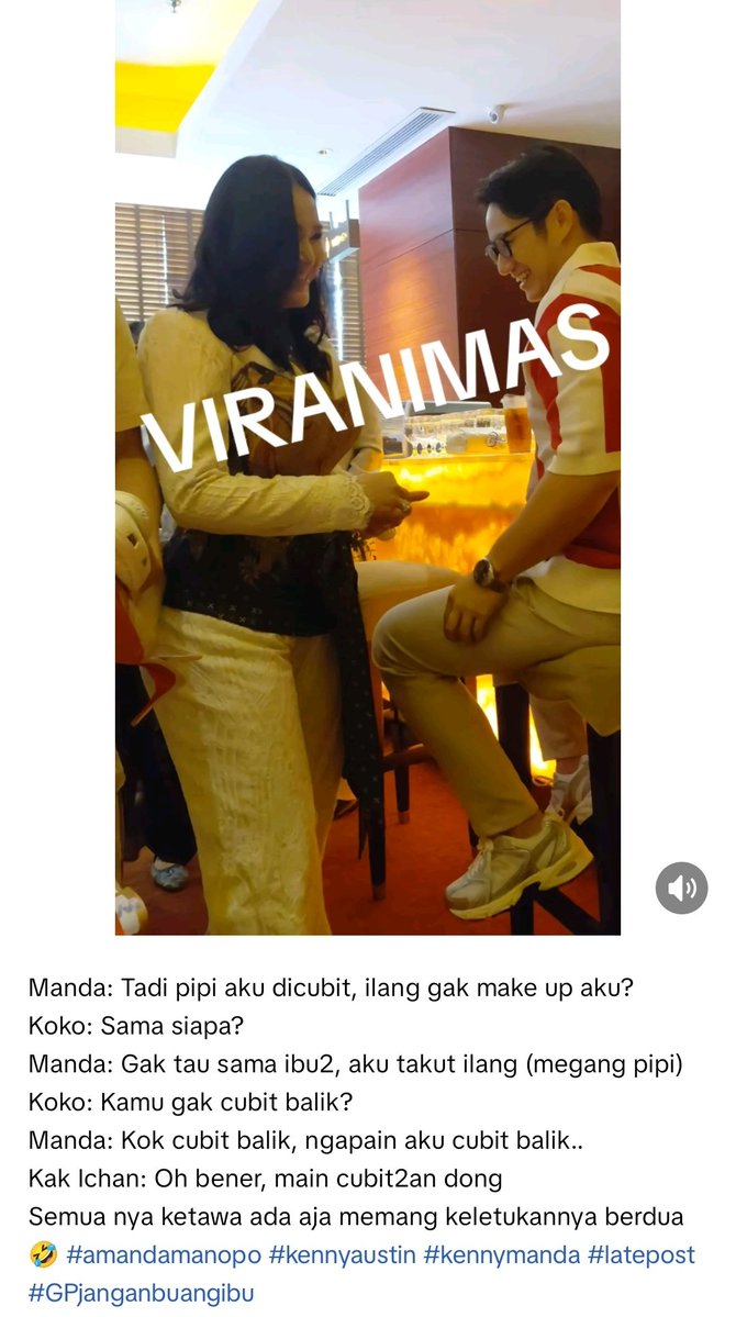 _yourshining_'s tweet photo. Manda ngadu ke lakiknya kalo ada yg cubit pipi nya
Kenny: kamu gak cubit balik?

Dan kemaren dia jg kena cubit pipi nya sm buk ibuk, tp dia jg gak bales nyubit 🤣🤣
Apakah pulang² dia ngadu ke biniknya, sayang aku td dicubit pipinya.. trus manda jawab, kamu gak cubit balik?? wkwk https://t.co/rTKy8HTh7g