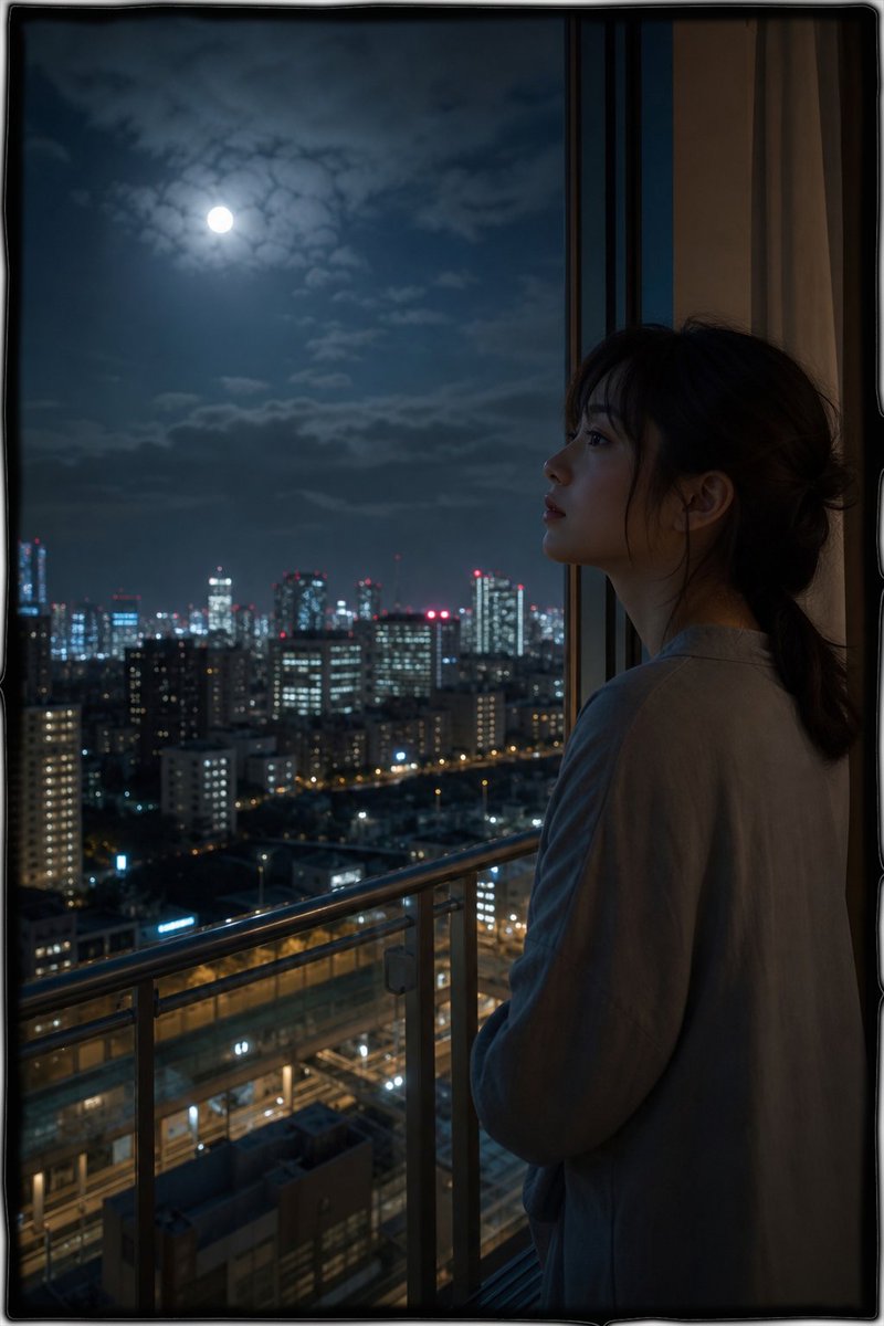 toall_AI's tweet photo. 021-素性法師
『今来むと　いひしばかりに　長月の 有明の月を　待ち出でつるかな』

現代訳-「今すぐに行きましょう」とあなたがおっしゃったので、九月の長い夜を待っていましたが、とうとう有明の月が出る頃を迎えてしまいました。

#百人一首 #AI百人一首 #現代実写版 https://t.co/HrkM2dyaVw