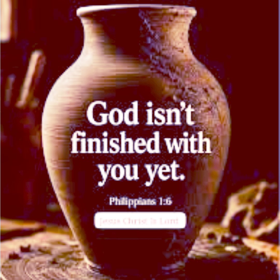 trinitysfaith's tweet photo. Phillipines 1:6-
Being confident of this, that He who began a good work in you will carry it on to completion until the day of Christ Jesus.
Jesus has the final say! Amen🙏✝️❤️ https://t.co/6H1NUu8zU2