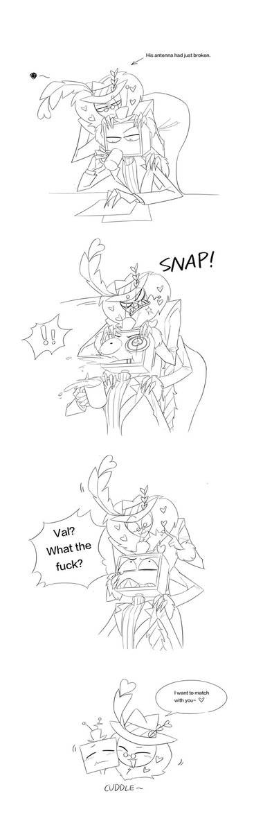 mmy12612276's tweet photo. Antenna
#valvox #staticmoth #hazbinhotelvox #HazbinHotelValentino https://t.co/EvNUYn2orw