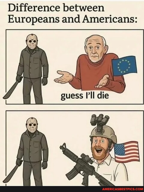 BadgerGary85494's tweet photo. #difference #europeans 
https://t.co/LDyRFXFtot
#AmericasBestPicsAndVideos https://t.co/vgFBbLeOoK