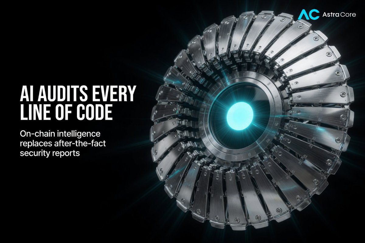 AstraCoreGlobal's tweet photo. Audit smart contracts before the AI does. 🛡️
AI audits catch 10× more exploits than manual reviews. Real-time on-chain validation turns audits from reports into living code.
#AIBlockchain #OnChainAI #Web3Wallet #Bitcoin https://t.co/4k8tEhaYW1