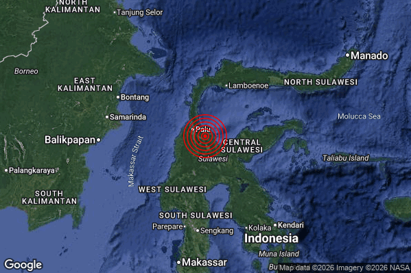 UltimiTerremoti's tweet photo. Terremoto 05:27:46 M6.7 epicentro "Sulawesi Indonesia [Land: Indonesia]"  https://t.co/gynGIeAuVH https://t.co/qvLMhicmVP
