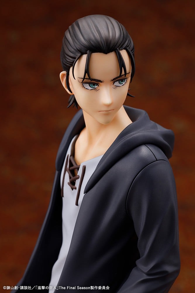figsoku's tweet photo. 【進撃の巨人】OSHI WORKS「エレン・イェーガー The Final Season ver.」フィギュア

【予約開始】
価格8,800円（税込）
2026年12月発売予定
https://t.co/JPIiqaZzbg
#コトブキヤ #進撃の巨人 #OSHIWORKS https://t.co/JLuZc5L7wX