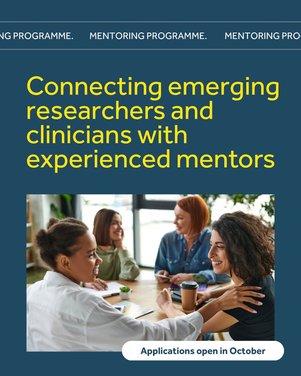 WorldEndoSoc's tweet photo. The WES mentoring programme connects early-career researchers and clinicians with  mentors for regular conversations, goal-setting, and genuine career support.

Applications open in October. https://t.co/UtcilztxGN

#WorldEndometriosisSociety #Endometriosis #Mentoring https://t.co/eETImX8WhZ