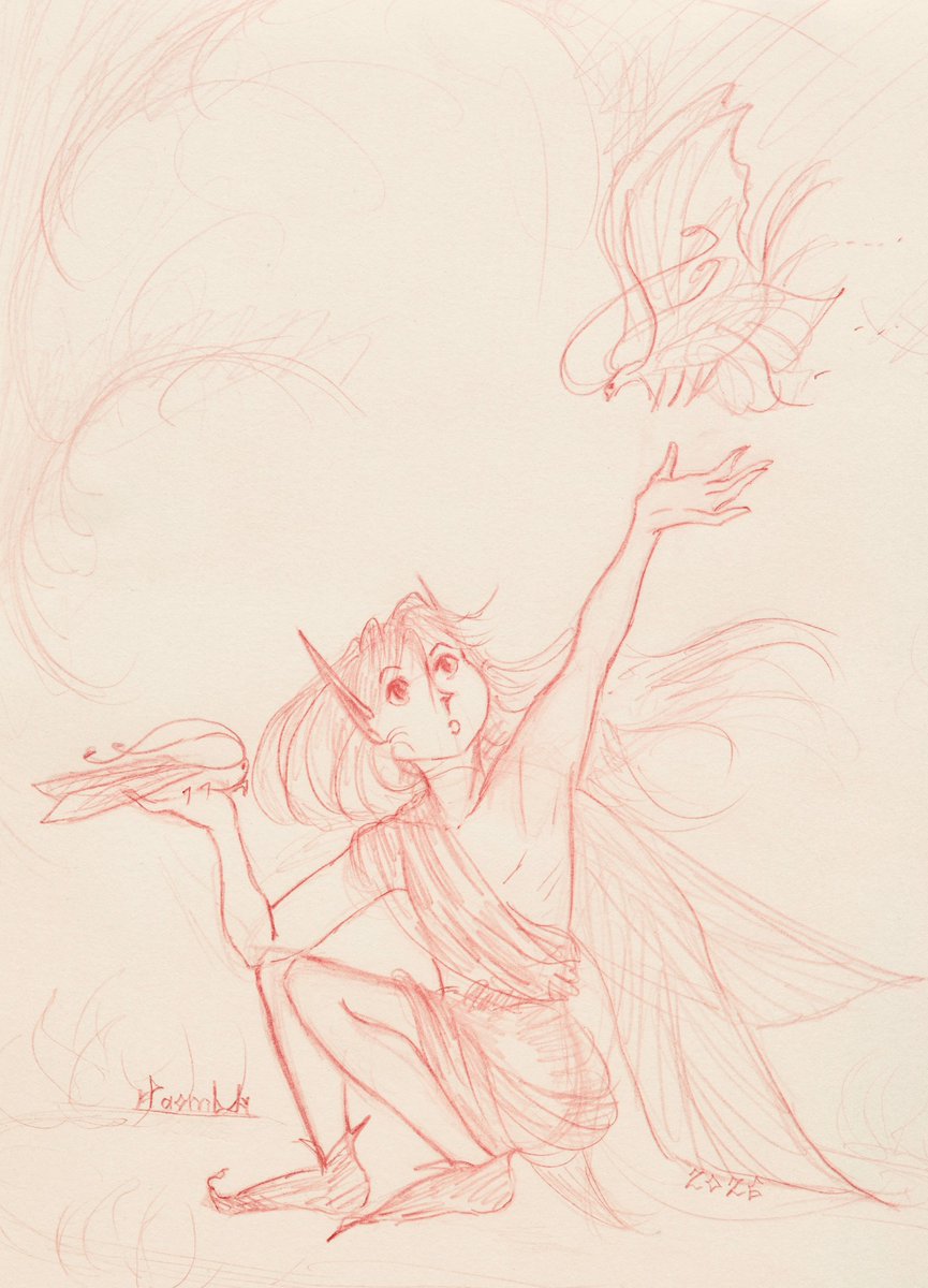 Paombd's tweet photo. Communicating
#illustration #sketch #elf #fairy https://t.co/rpU3Nea79g