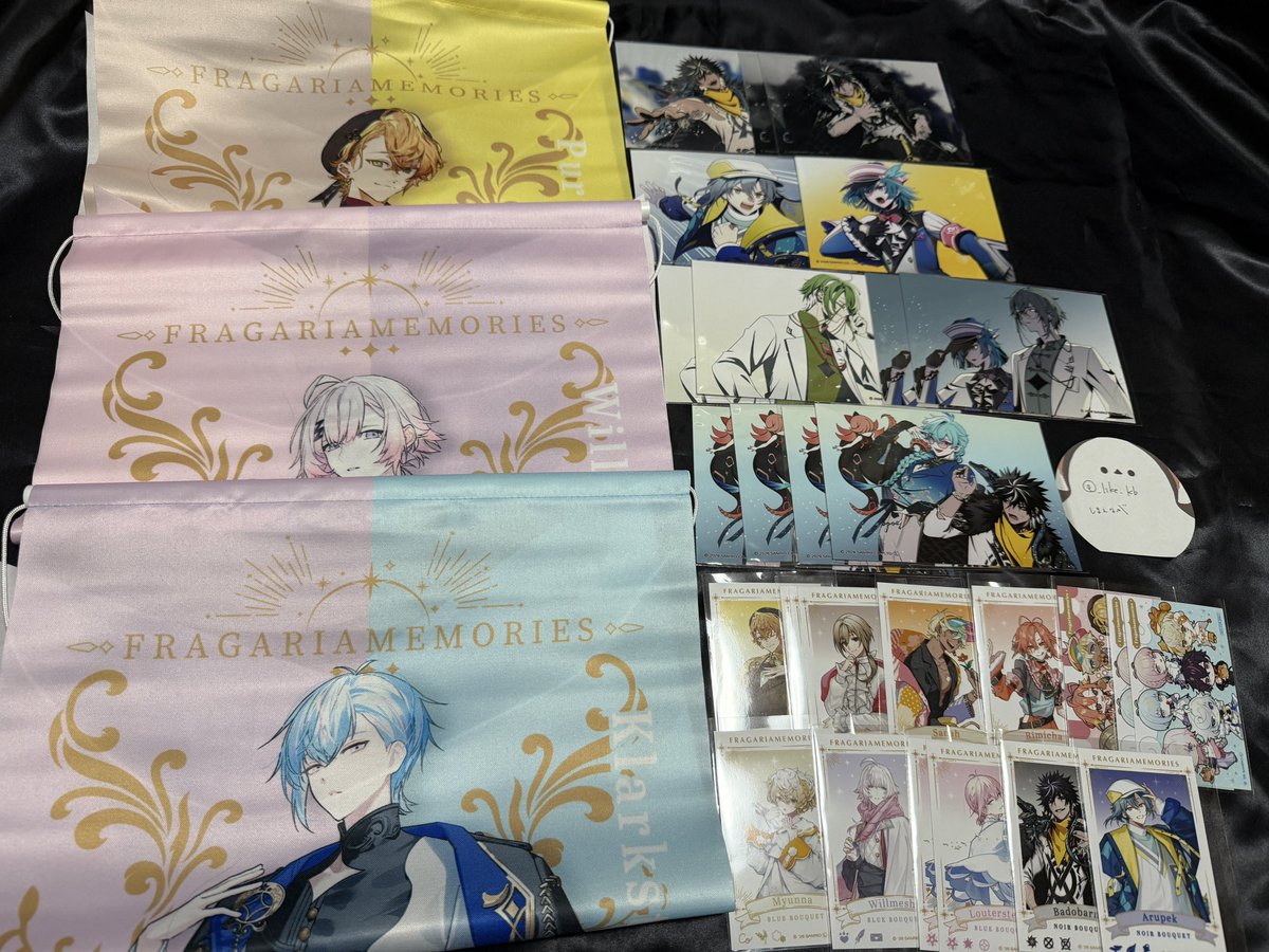_like_kb's tweet photo. 【交換】
フラガリアメモリーズ フラメモ フラメモ展 ブロマイド ルーレット 特典

[譲]画像参照

[求]
チャコ･特典ノワブ集合(1)>ハンギョン(必要数確保済の為優先順位低め)

郵送or名古屋周辺手渡し
異種交換・他地方お手渡し要相談(地方日程はプロカ参照) https://t.co/3W6RuYllfe