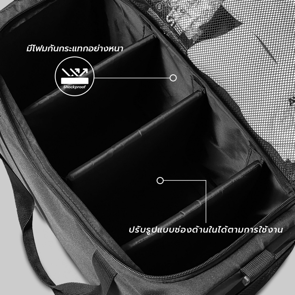 pimpimlee's tweet photo. กระเป๋ารองเท้ามีช่องเก็บ มากถึง 4 คู่ 
ภายในสามารถปรับรูปแบบช่องเก็บของได้ 
เสื้อผ้าขวดน้ำอุปกรณ์ก็ได้หมด หิ้วก็ได้ มีสะพายปรับสั้น-ยาวได้ พกพาสะดวก