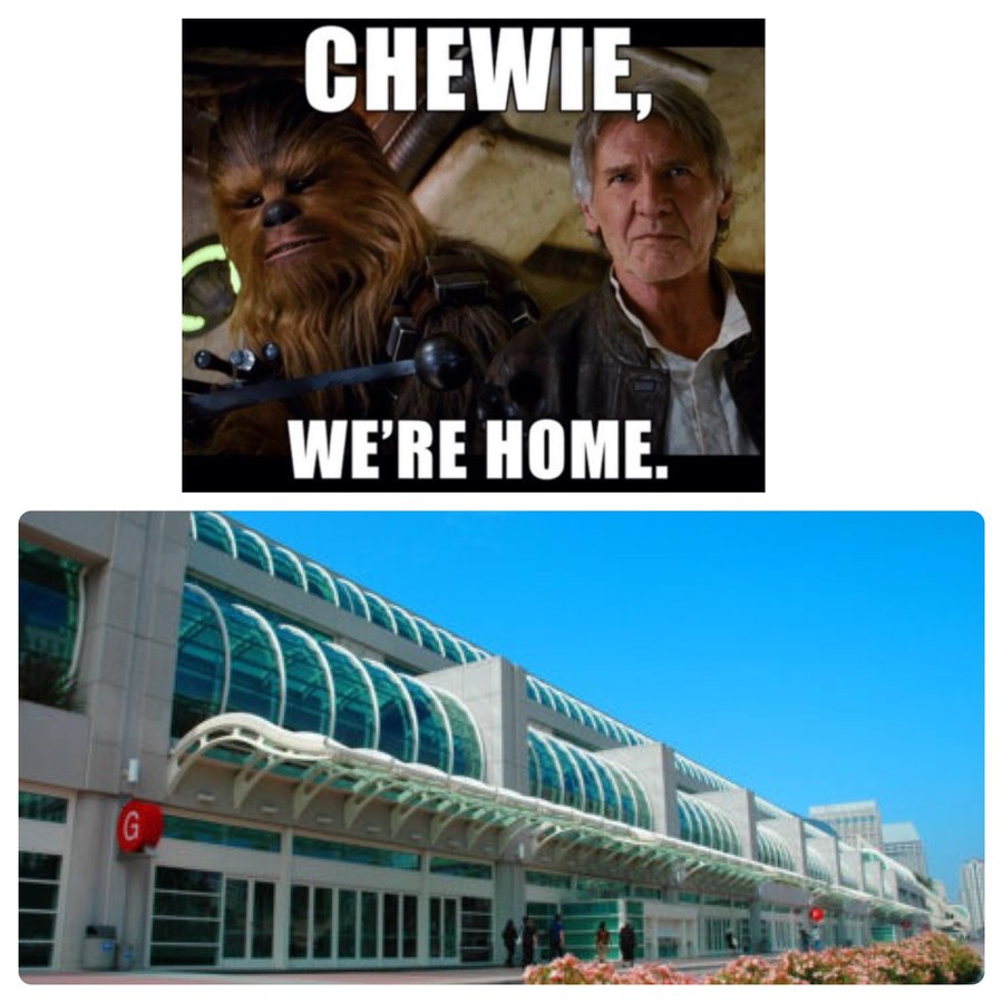 SD_Comic_Con's tweet photo. We want to see YOUR best #SDCC meme. If we deem you the 2026 champion, you'll win a special prize pack! So give us your best memes! https://t.co/BnZQBkJEGT
