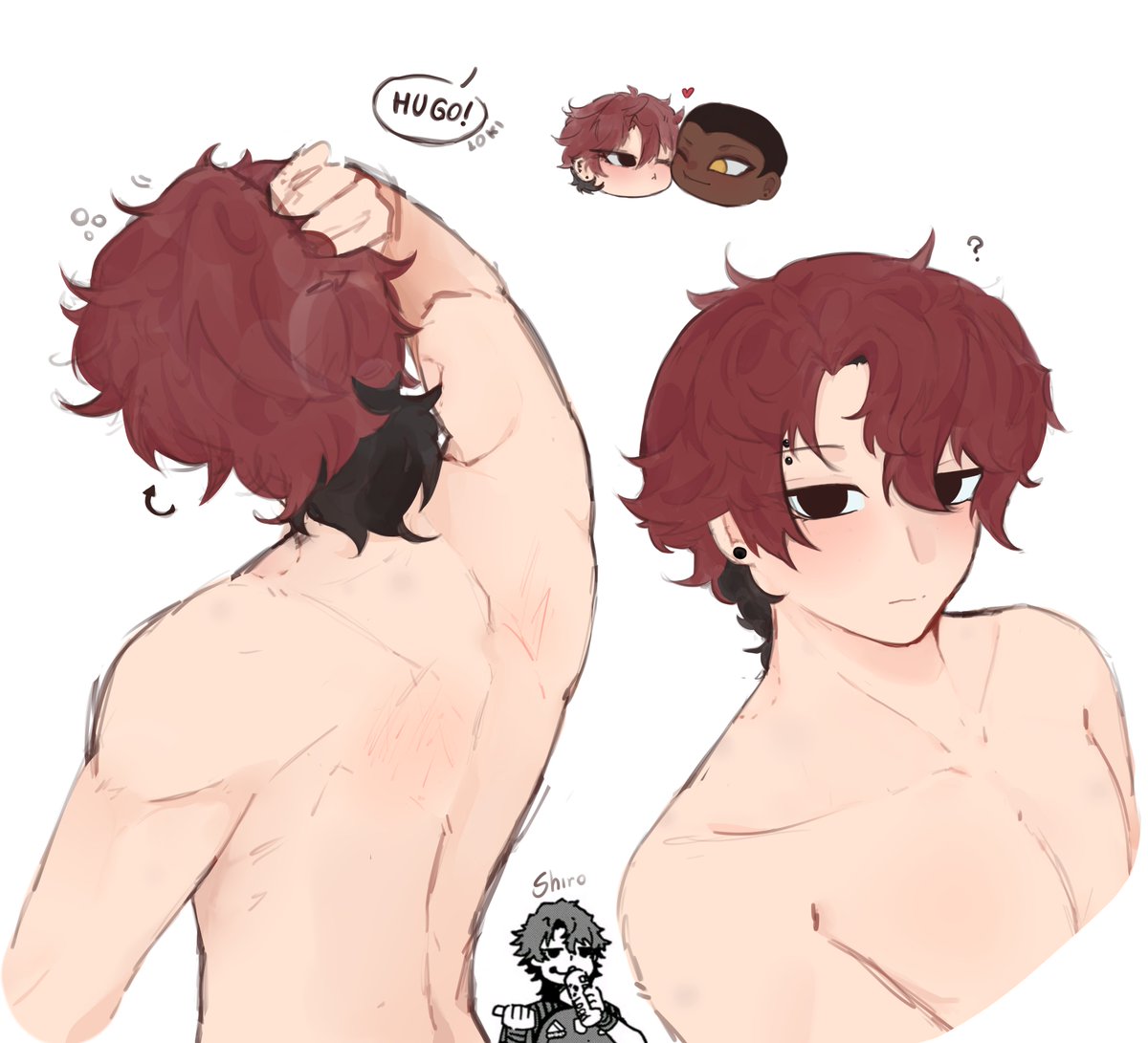 isagoatted's tweet photo. hugo doodles if anything is wrong its illusion. #vivianhugo #bllk https://t.co/i4X1PNeAOz