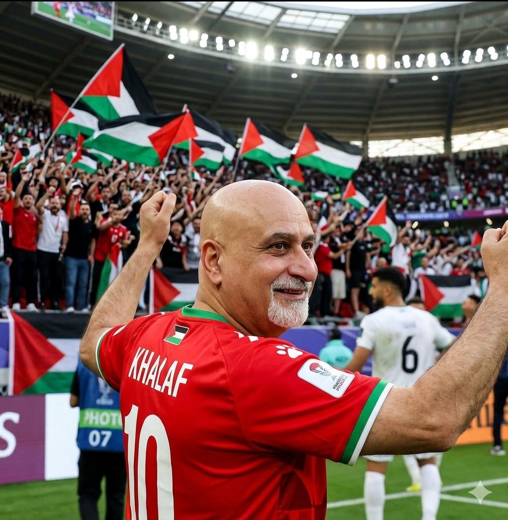 ProfNormanAli's tweet photo. #Prof_Dr_Norman_Ali_Khalaf wears jersey number 10 for the #Palestine_National_Football_Team. https://t.co/FpNtzLpfyF