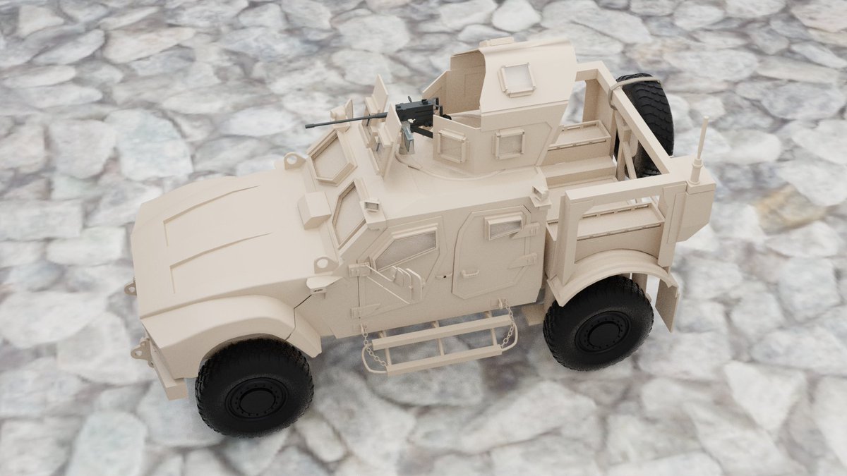 evazs42's tweet photo. Low poly Oshkosh M-ATV
#Blender3D #Blender #BlenderArt #3DArt #3DArtist #3DModeling #Art #3dsculpt #character #car #ATV https://t.co/HJkpqrNxoP