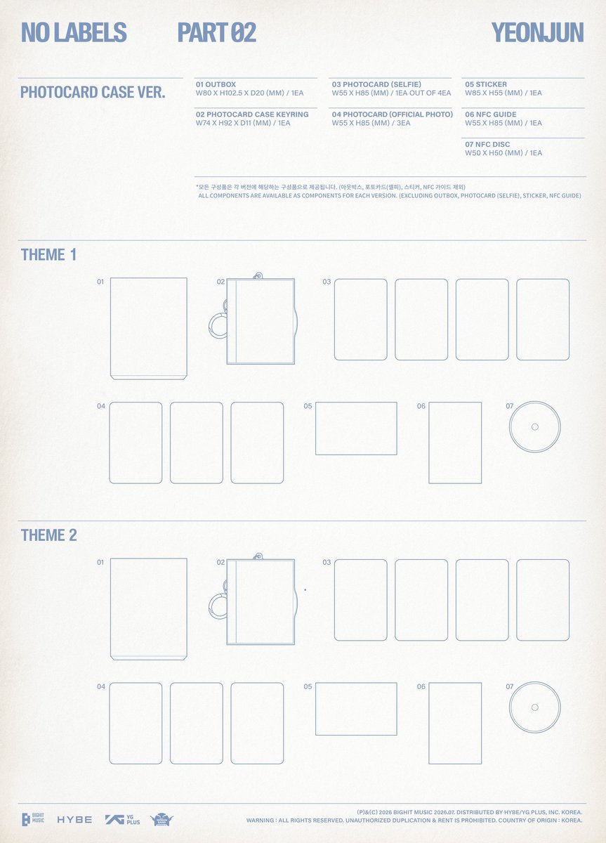 txtonmx's tweet photo. El próximo solo album de YEONJUN "NO LABELS: PART 02" contará con 5 versiones! 🌟

★ Regular (THEME 1/2/3)
★ Compact Ver. (THEME 1/2/3)
★ Weverse Albums Ver. (THEME 1/2)
★ Photocard Case Ver. (THEME 1/2)
★ Cap (Gorra) Ver.

#YEONJUN #NOLABELS_PART02 https://t.co/XlsQwIsqC7