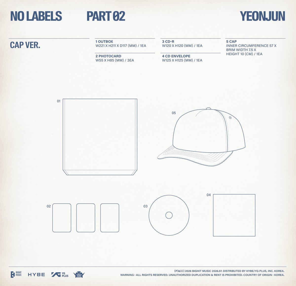 txtonmx's tweet photo. El próximo solo album de YEONJUN "NO LABELS: PART 02" contará con 5 versiones! 🌟

★ Regular (THEME 1/2/3)
★ Compact Ver. (THEME 1/2/3)
★ Weverse Albums Ver. (THEME 1/2)
★ Photocard Case Ver. (THEME 1/2)
★ Cap (Gorra) Ver.

#YEONJUN #NOLABELS_PART02 https://t.co/XlsQwIsqC7