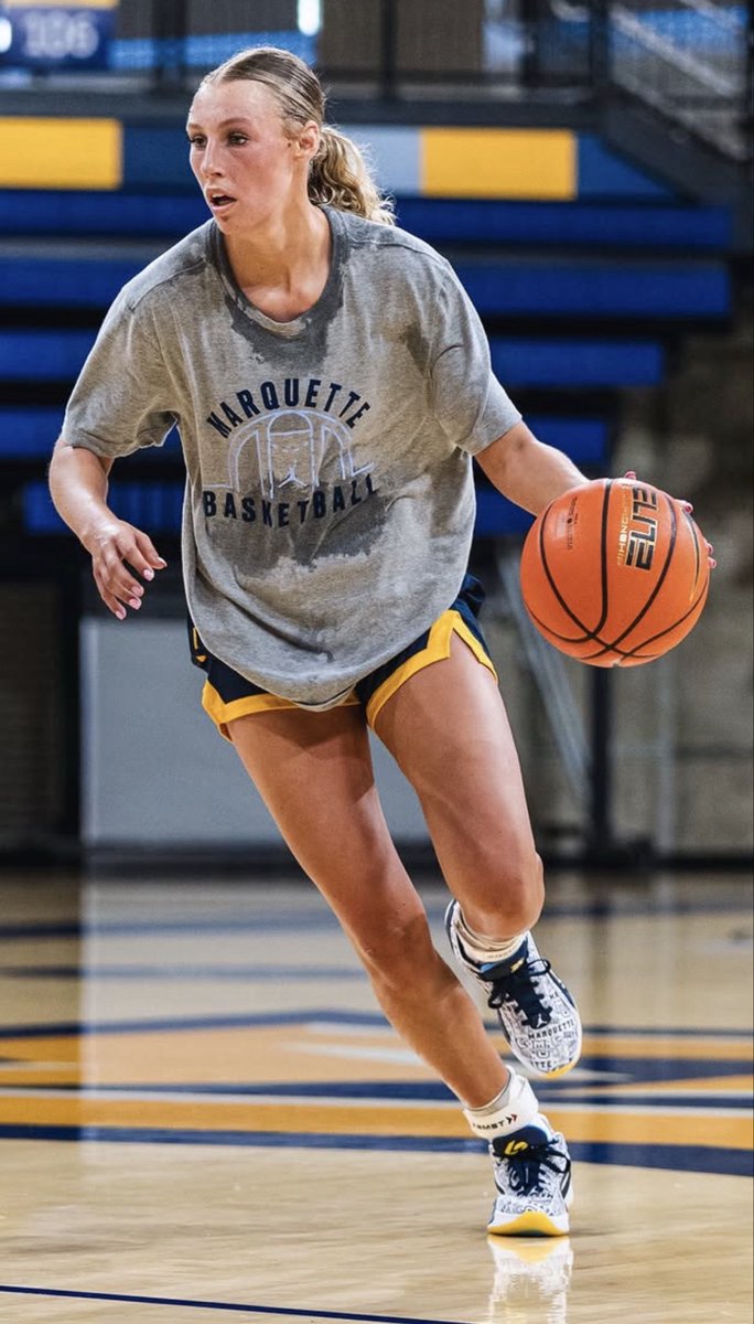 AspKinley's tweet photo. Really enjoyed the first few weeks at Marquette!  Blessed with some great teammates and coaches! https://t.co/arga2vgG0T