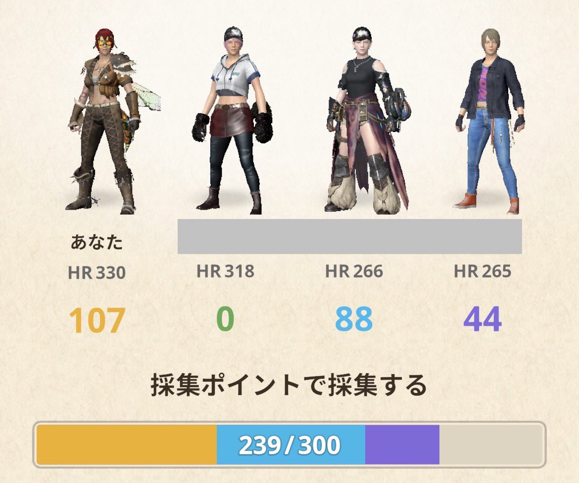 ENDIAS_1st's tweet photo. 運営は、このように何もせずにシーズンティアポイントやHRP、その他報酬を得ることを良しとしているのでしょうか？
#モンハンNow https://t.co/Pk8pVgvGJ3