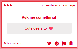 DeerDerzo's tweet photo. no, you're the cute 😣💖 https://t.co/EnZ0akpFlj
