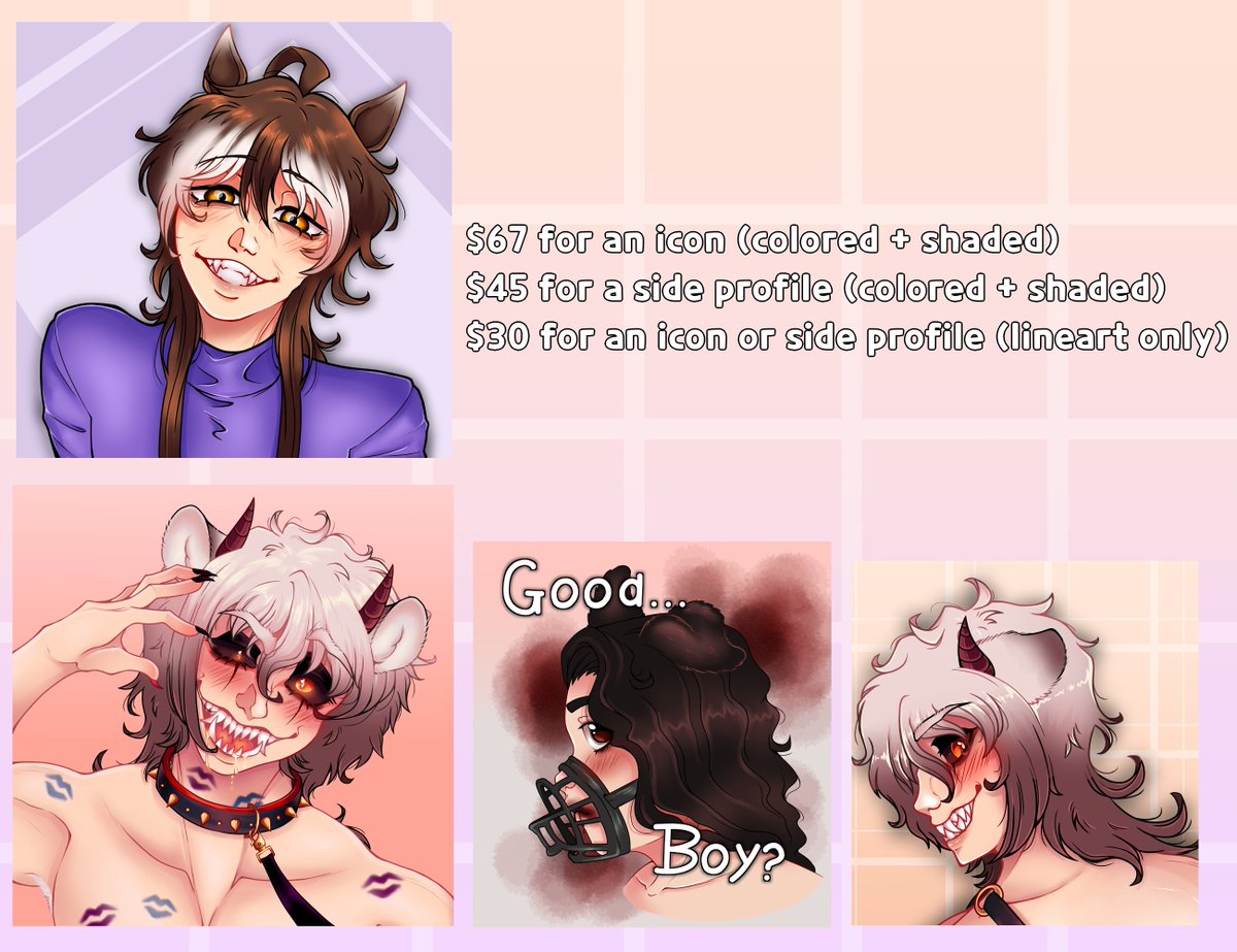 eye_snatcher's tweet photo. Needing some money, so i it's time to try taking some commissions!!

✅NSFW, furry, gore, lolisho, monster fucking, dead dove
❌Nazi, transphobia, homophobia, racism, scat, inflation, vore

Paypal only, as it is my only method of receiving payment https://t.co/S67dS7ZvLR