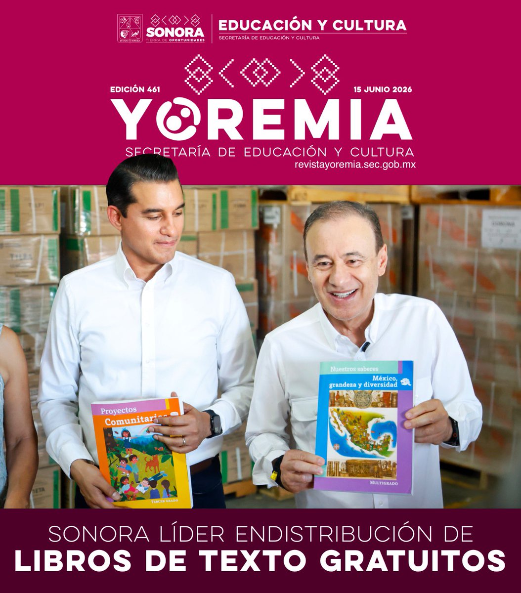 SECSonora's tweet photo. El Gobierno del Estado a través de la SEC ya entrega los Libros de Texto Gratuitos, becas, uniformes escolares entre otros apoyos a estudiantes de nivel básico, para que tengan todo listo para el ciclo 2026-2027.
 
📲: https://t.co/0HM2eCxoz6 https://t.co/FnCMqkraKQ