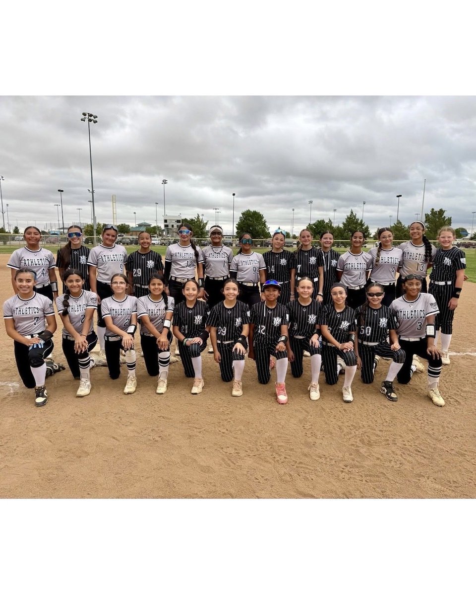 AMGarcia2032's tweet photo. The notorious Goliath 8gg in Lubbock TX. Our girls played 10 games, making it to the Gold bracket for their third year in a row! We finished top 5 out of 36 teams &amp; battled against some great WTX teams. Every game was a challenge mentally and physically! Great job girls! 🖤🩶🤍 https://t.co/Y40lD4IJbc