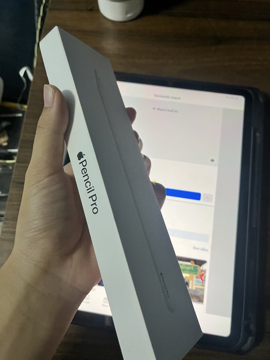 MyHome08067681's tweet photo. ส่งต่อ Apple Pencil Pro มือ 1
ยังไม่แกะกล่อง ประกันศูนย์ ❗️❗️

ราคา 2990 ฿ รวมส่ง  ราคานี้คุ้มมากก🥹

#ไอแพดมือสอง #ไอแพดเพื่อการศึกษา #iPadเพื่อการศึกษา #ipadมือสอง #applepencilมือสอง #ApplePencilมือ1 #applepencil #ขายapplepencil #ปากกาไอแพด #applepencilpro https://t.co/CP3zHFcuiX