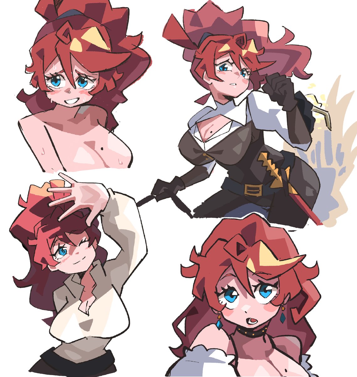 Notus_49's tweet photo. Valentine sketches for morning warm up
#OC #art https://t.co/gBReukrVXO
