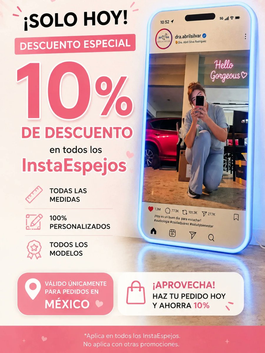 pachang_a's tweet photo. ✨ Haz que tus redes también formen parte de la experiencia de tu marca ✨

Creamos letreros personalizados con acabado espejo, QR y redes sociales integradas para que tus clientes puedan encontrarte en segundos 💕📲… https://t.co/WzNZBk3twR